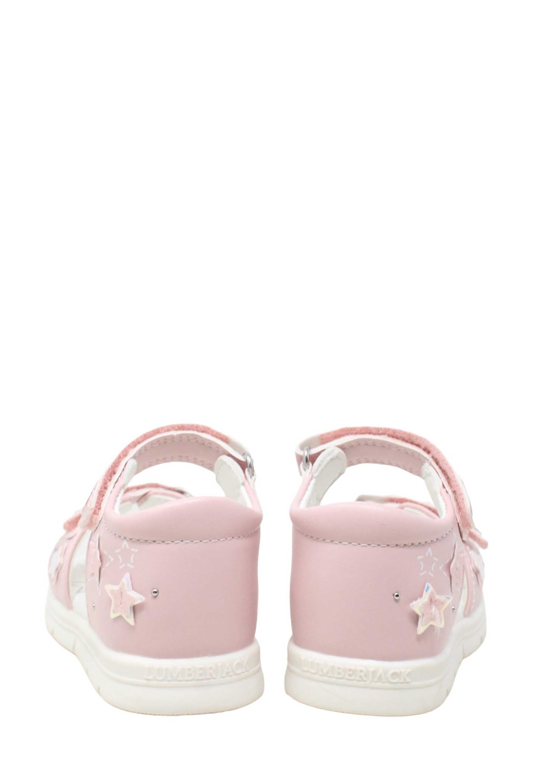 Sandali con strappi Rosa Lumberjack