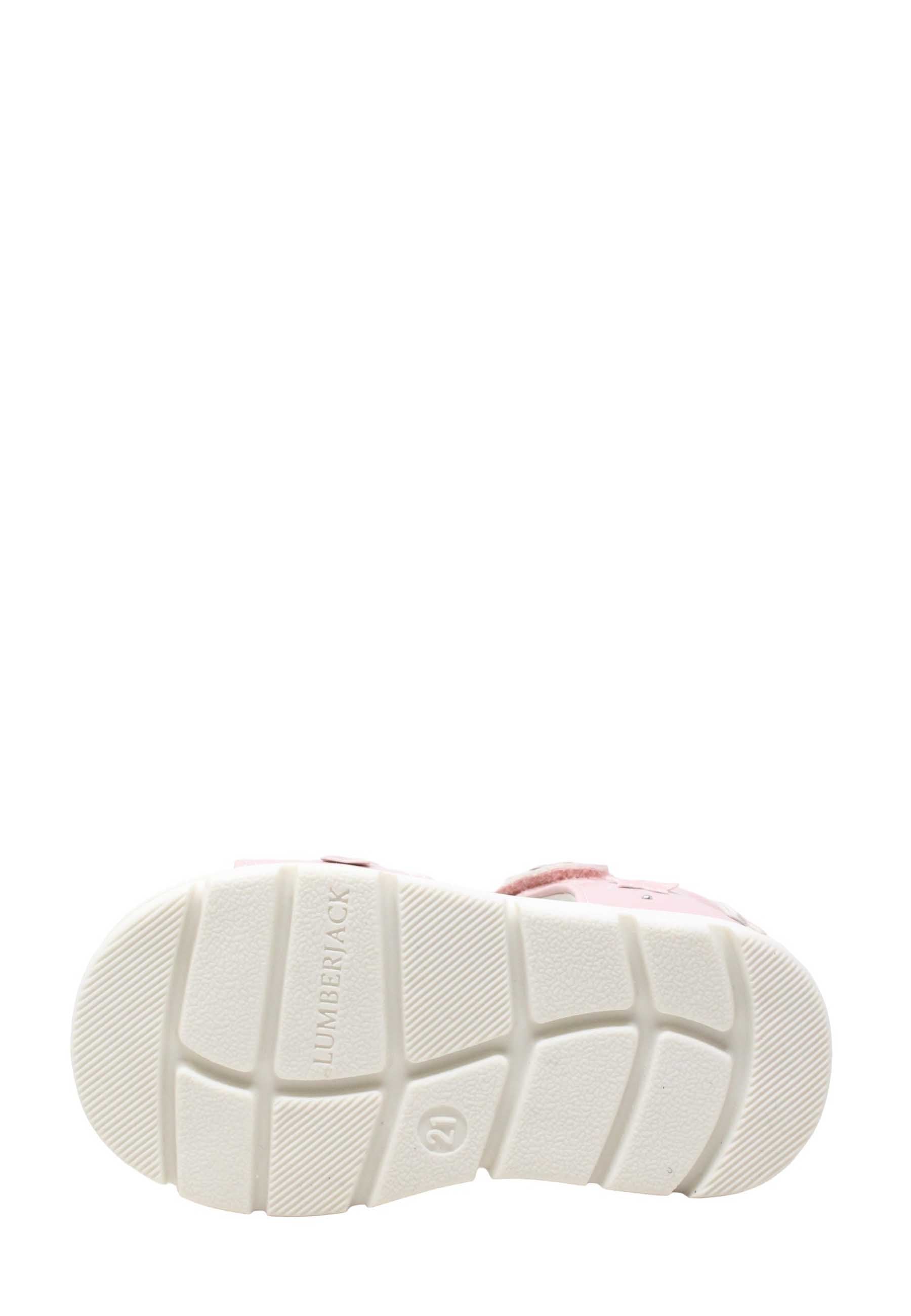 Sandali con strappi Rosa Lumberjack