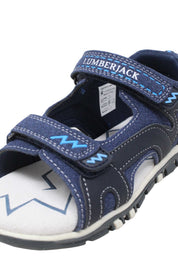 Sandali con strappi Blu Lumberjack