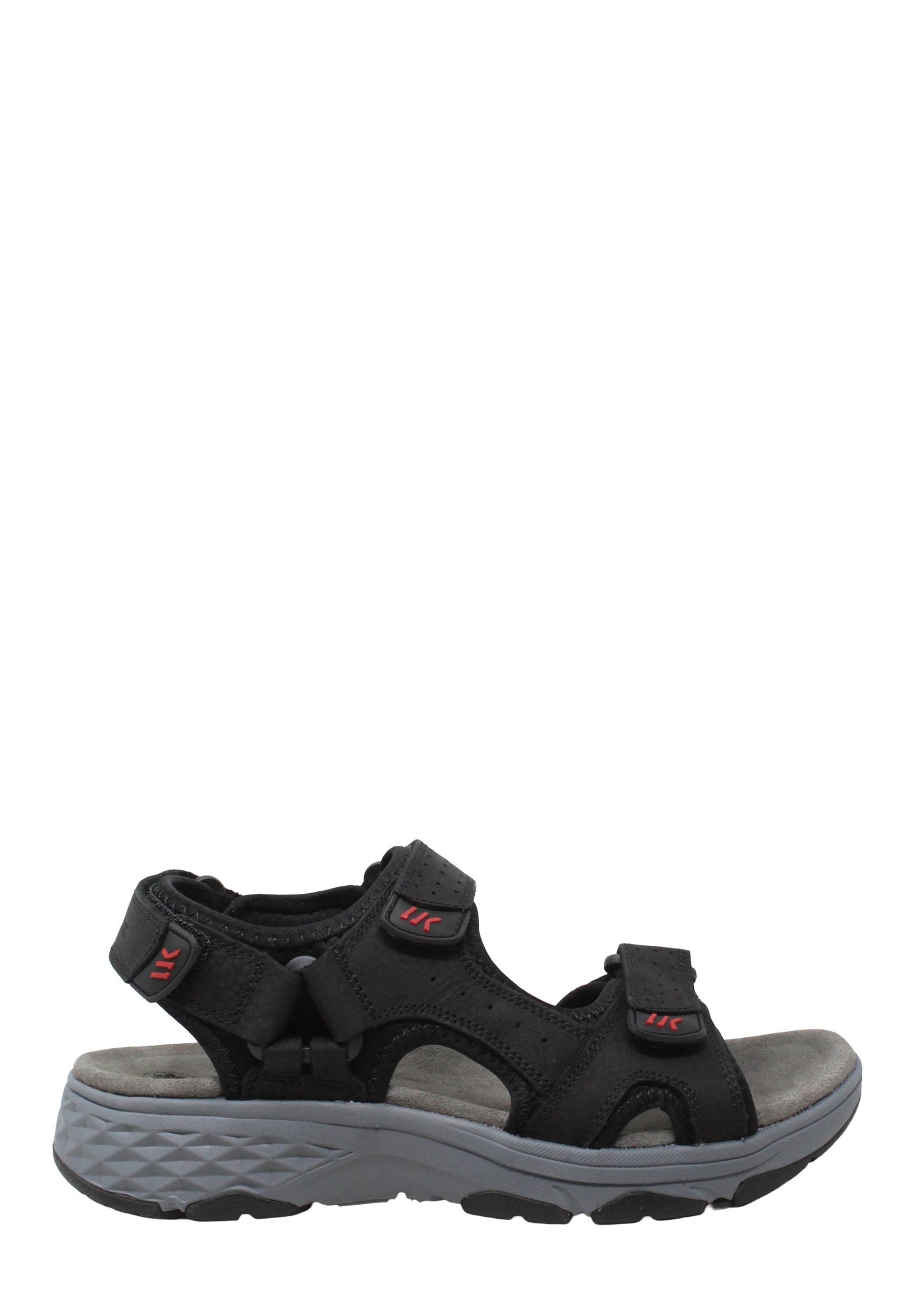Sandali con strappi Nero Lumberjack
