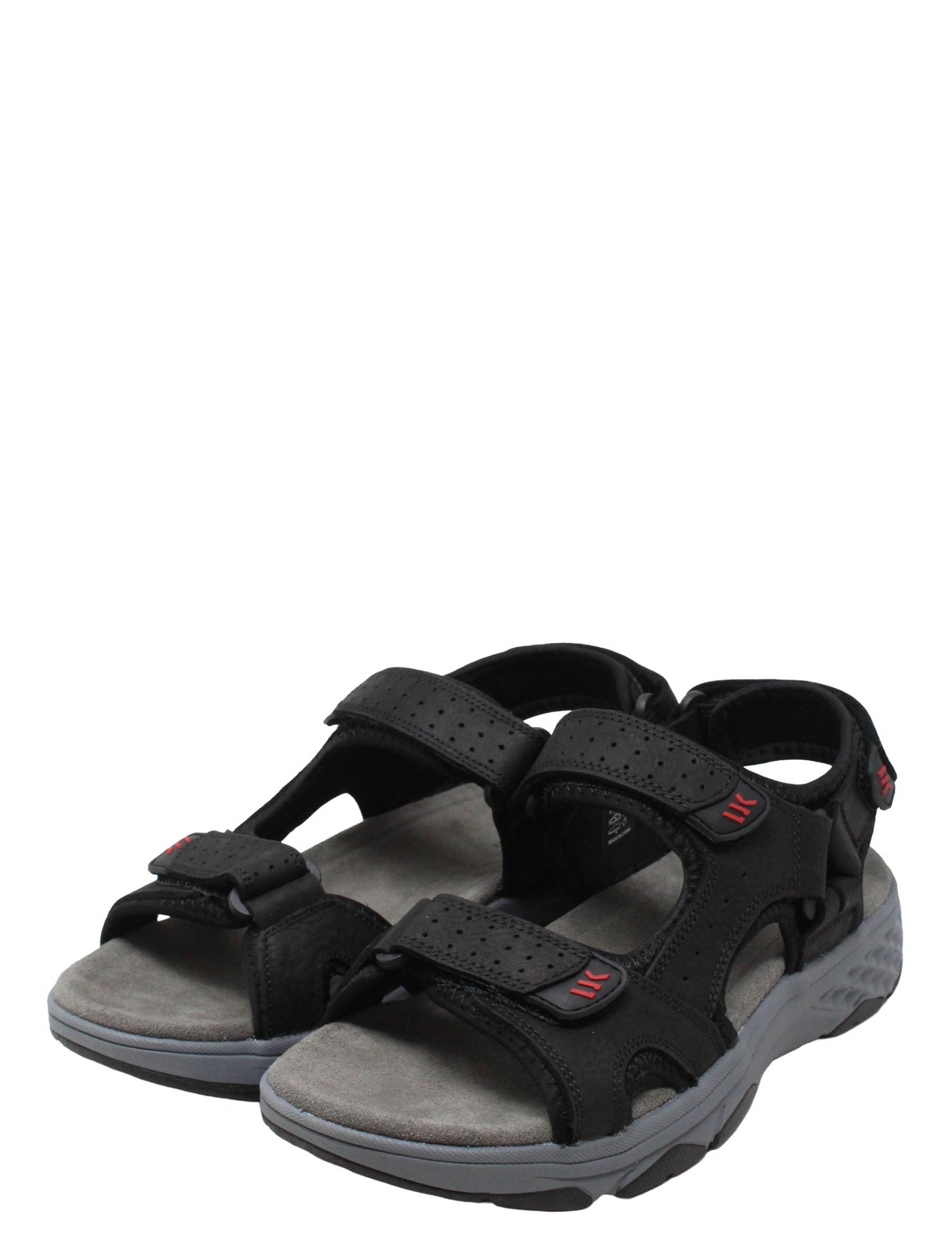Sandali con strappi Nero Lumberjack