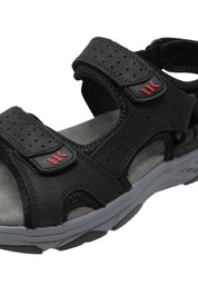 Sandali con strappi Nero Lumberjack