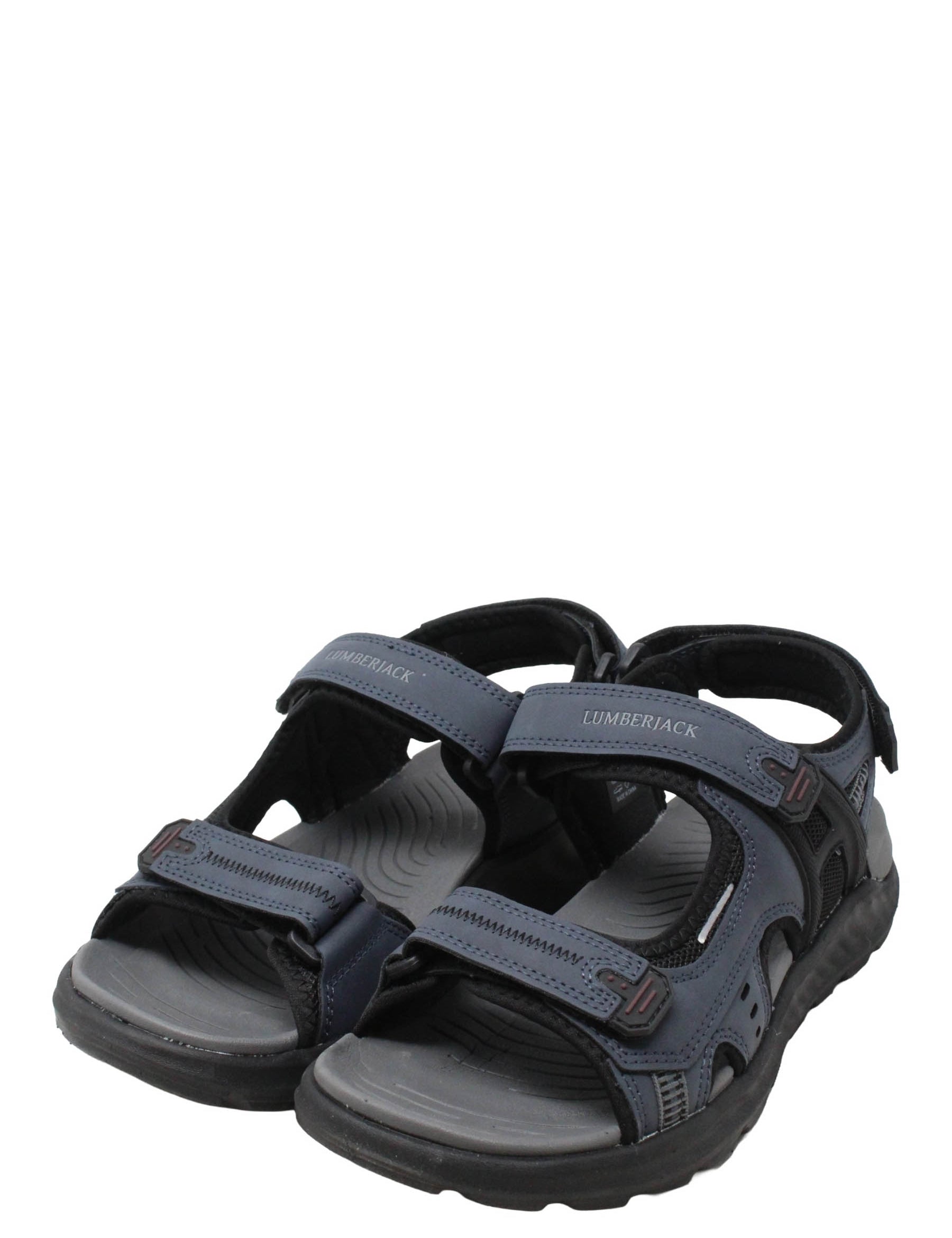 Sandali con strappi Blu Lumberjack