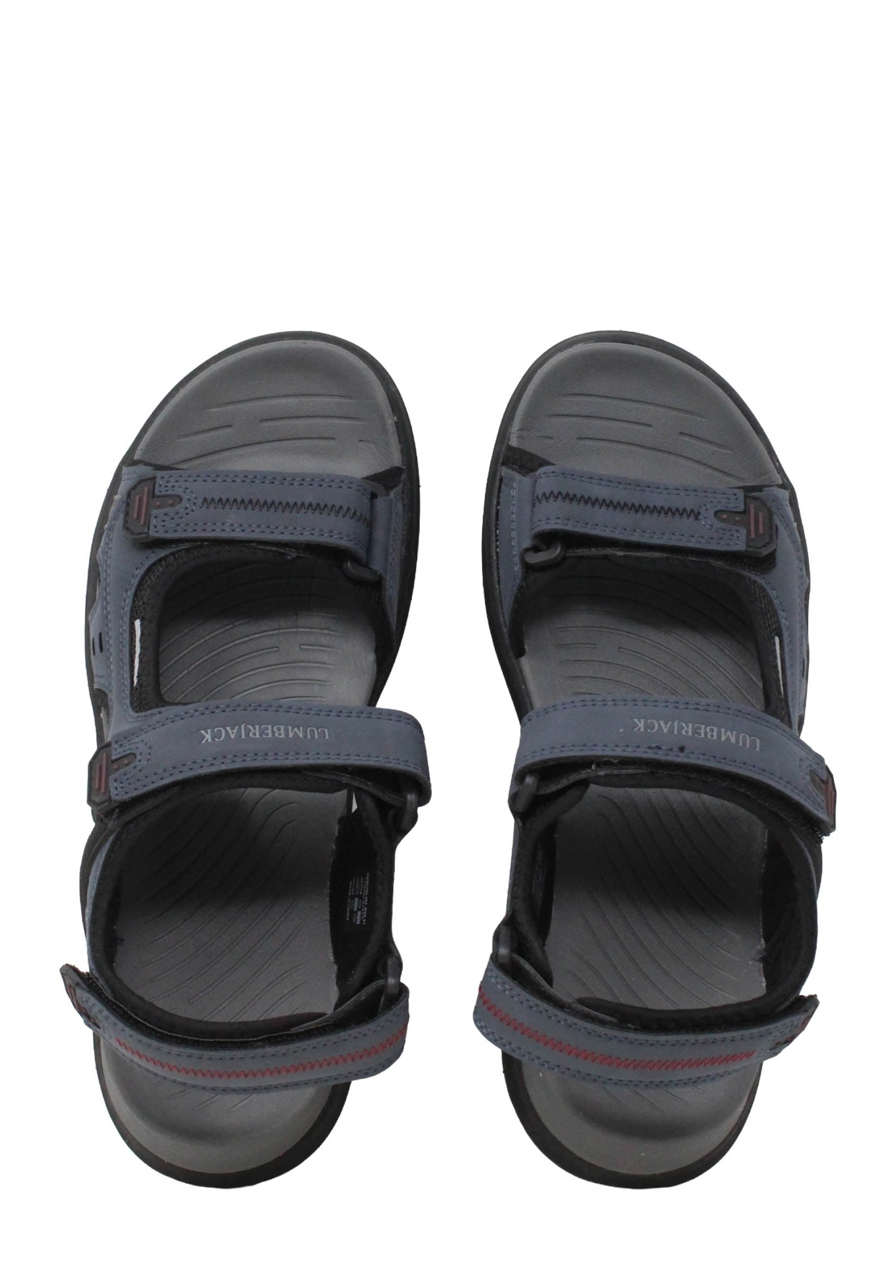 Sandali con strappi Blu Lumberjack