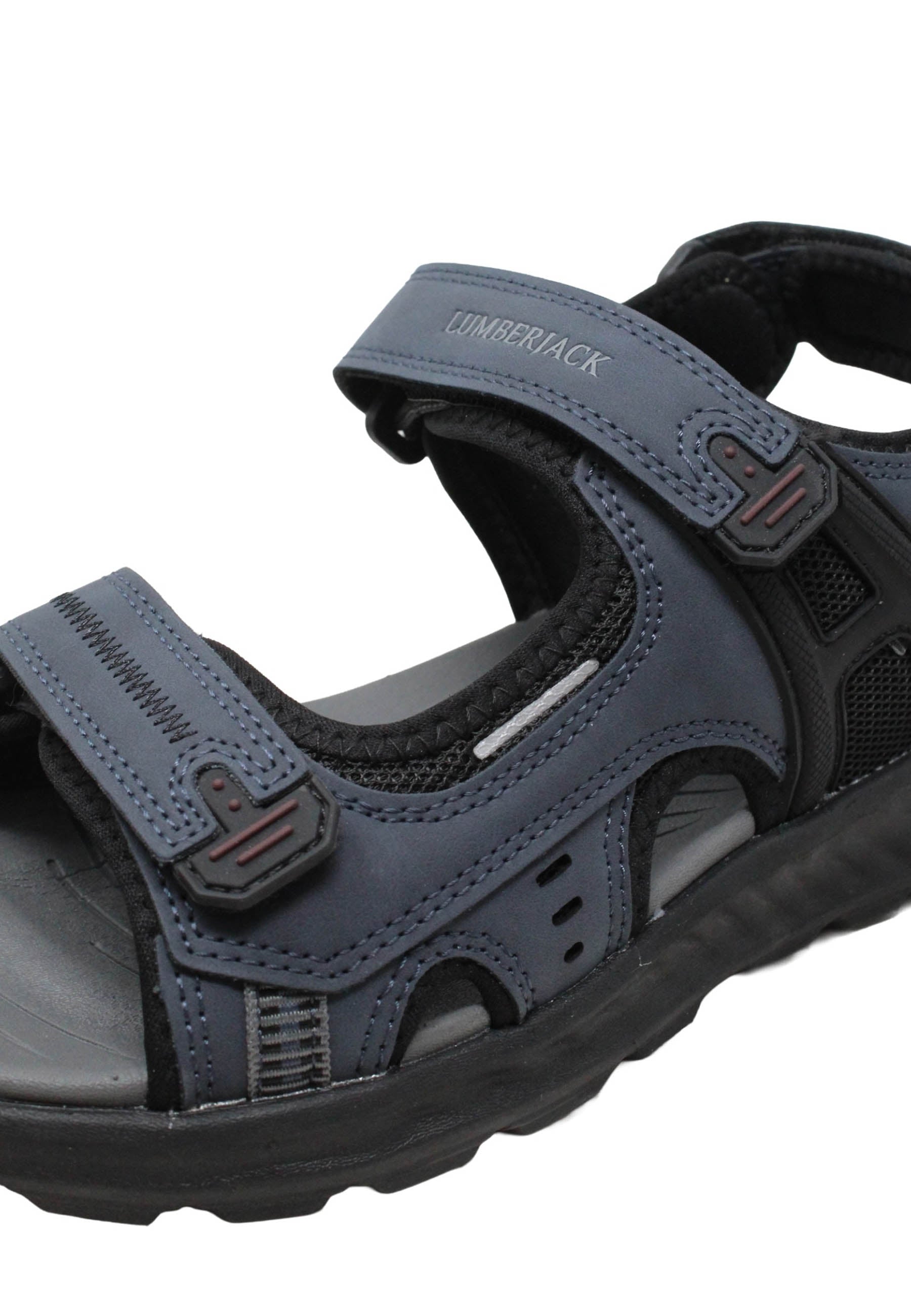 Sandali con strappi Blu Lumberjack
