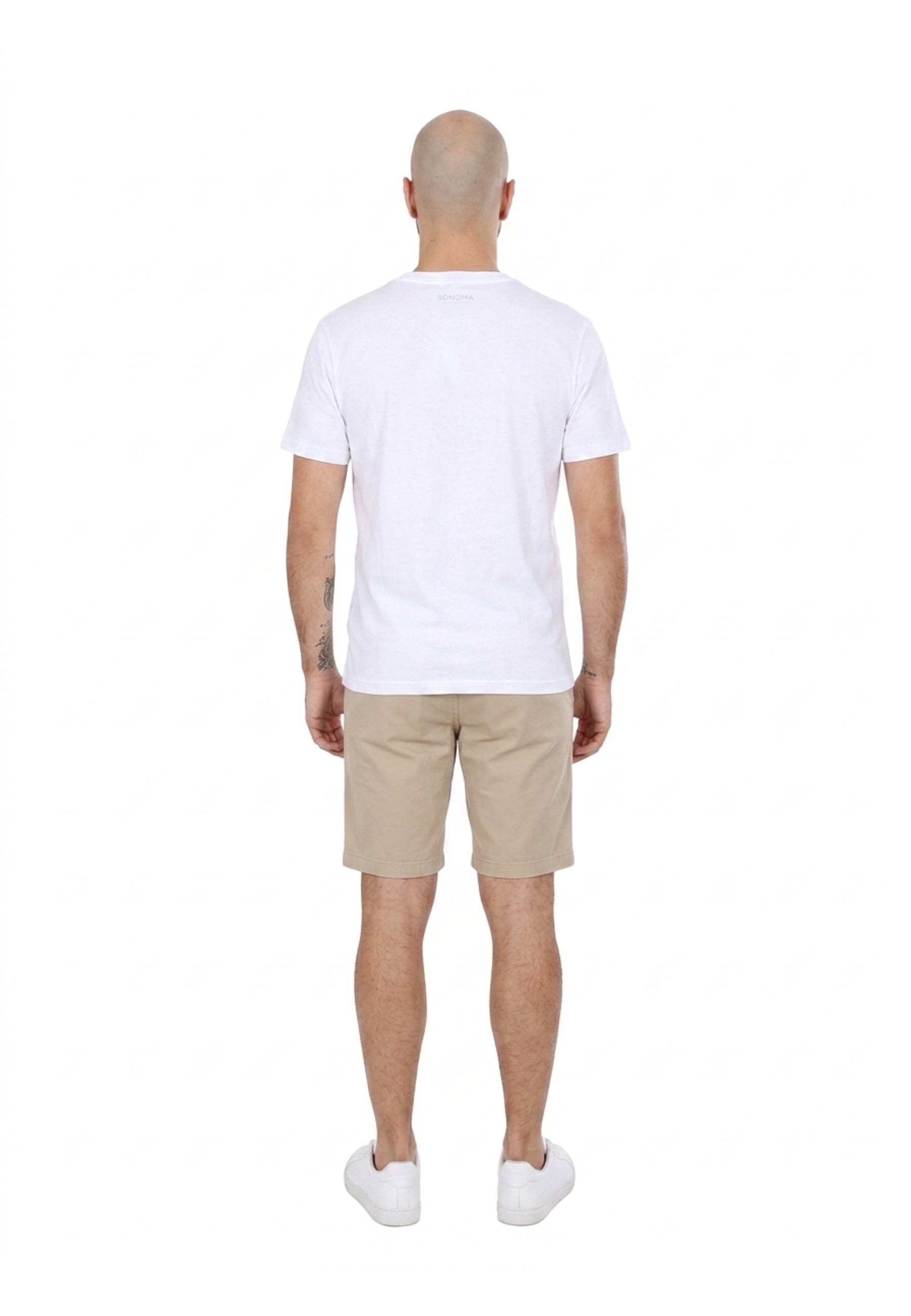 T-shirt Bianco Borgoni Jeans