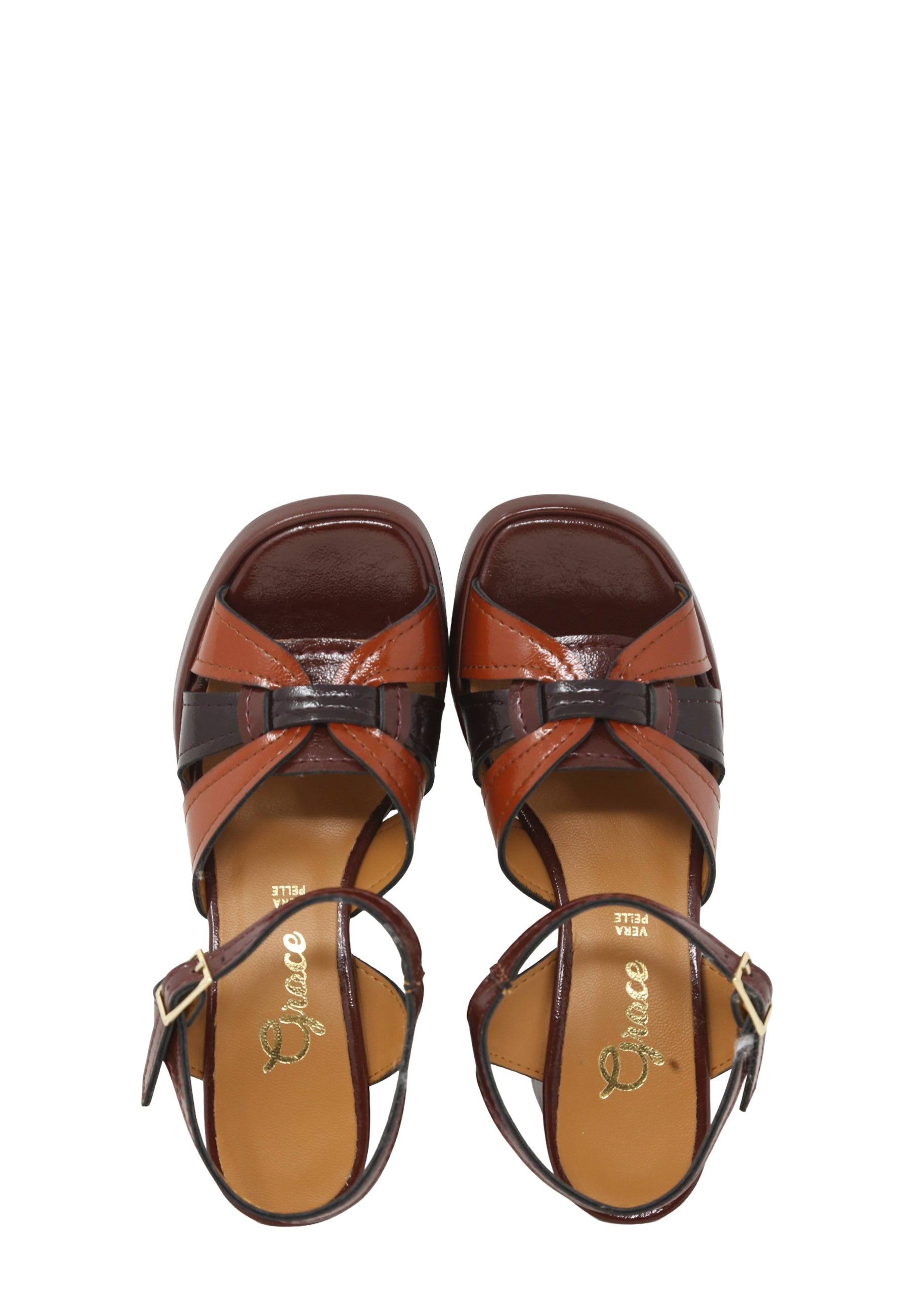 Sandali tacco Marrone Grace Shoes