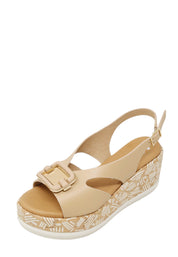 Sandali zeppa Beige Susimoda