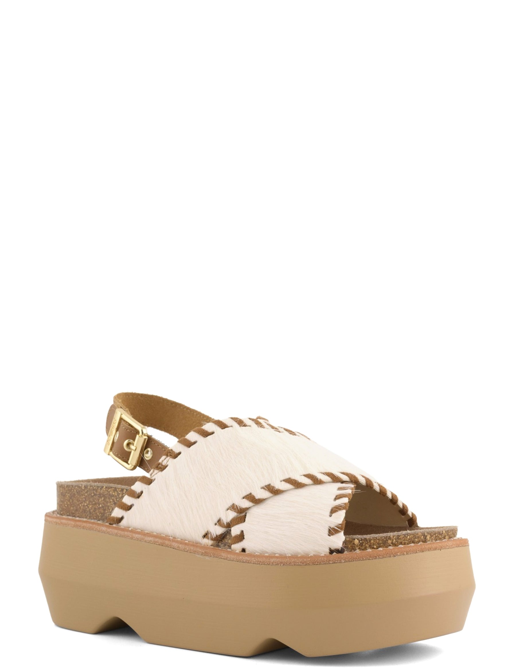Sandali zeppa Bianco Colors Of California