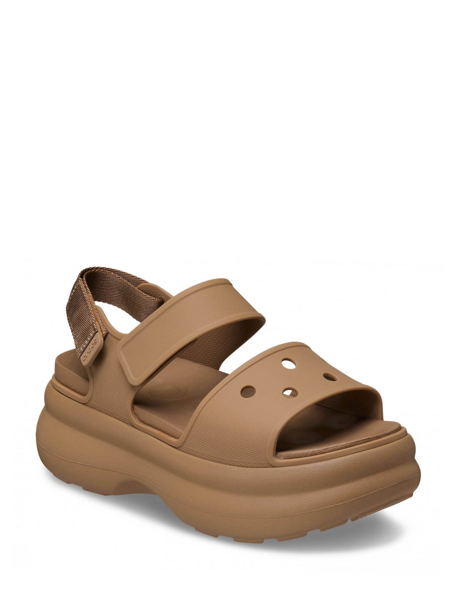 Sandali con strappi Marrone Crocs