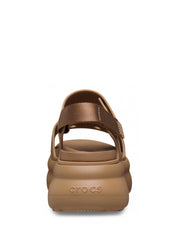 Sandali con strappi Marrone Crocs