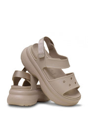 Sandali con strappi Beige Crocs