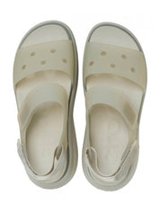 Sandali zeppa Beige Crocs