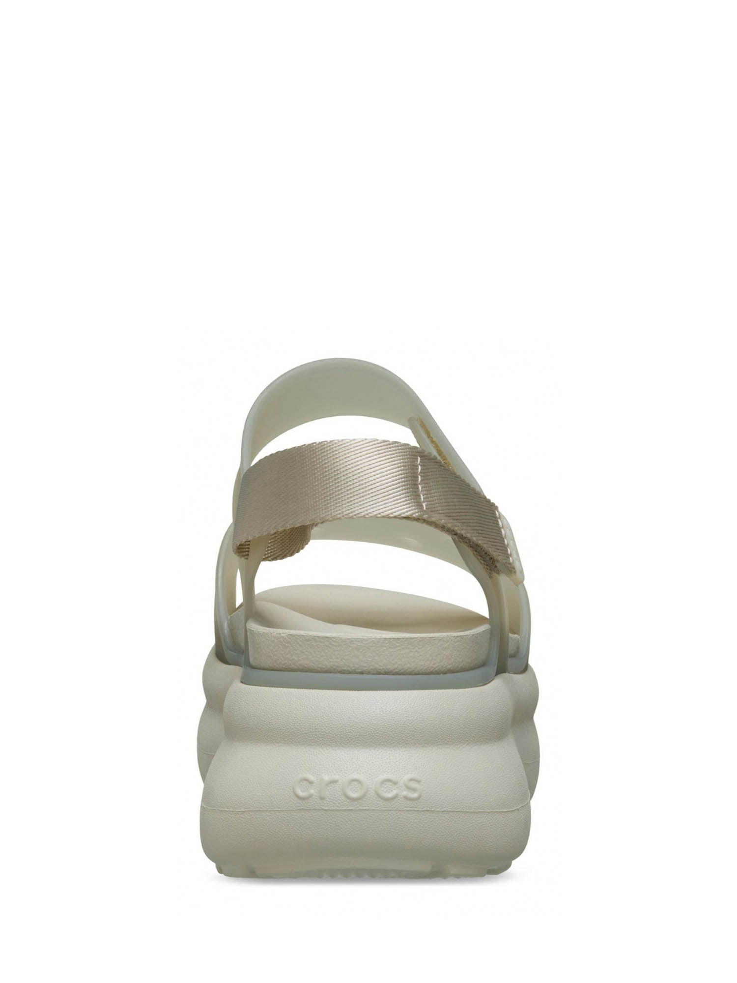 Sandali zeppa Beige Crocs