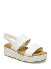 Sandali zeppa Bianco Crocs