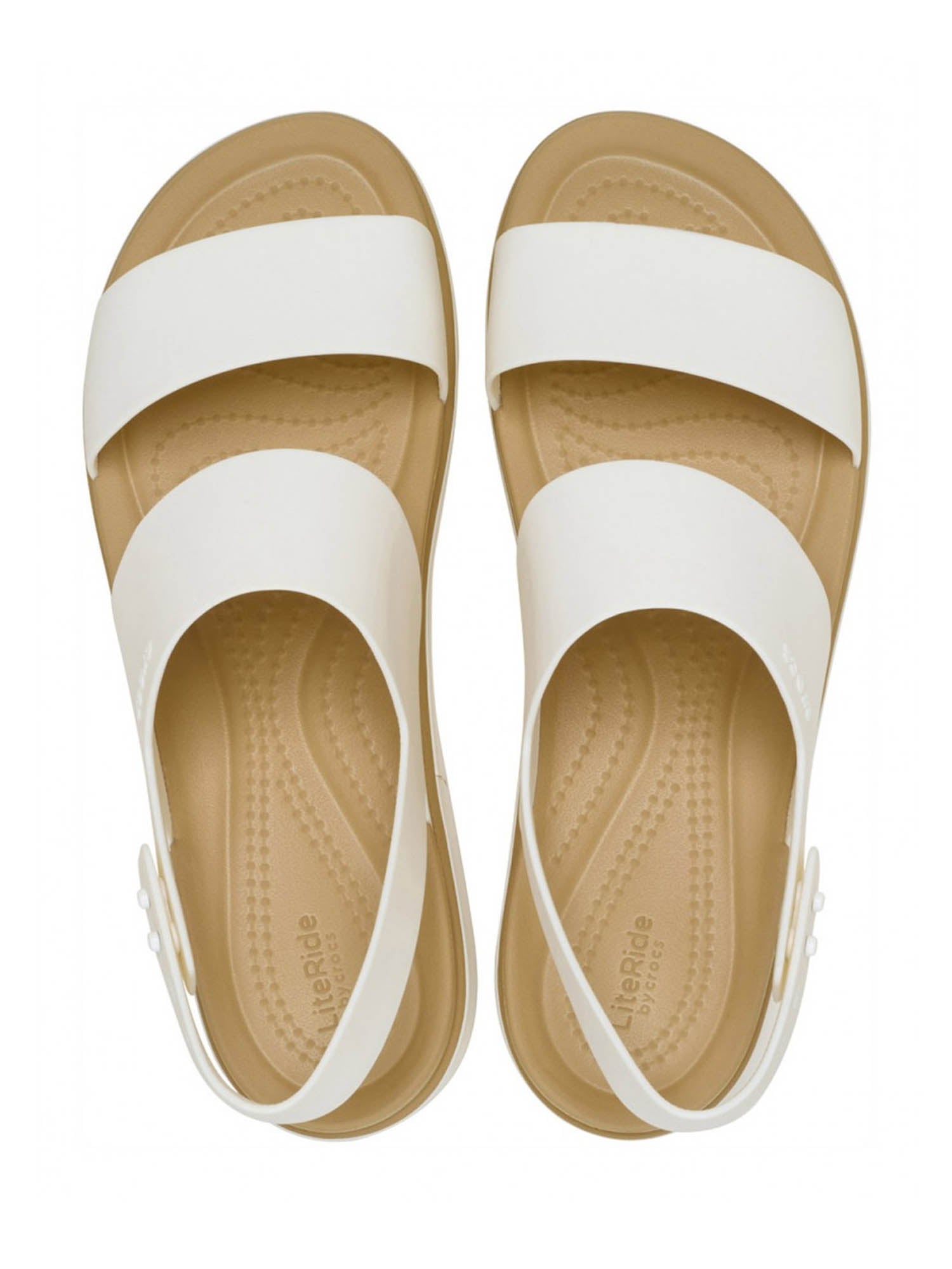Sandali zeppa Bianco Crocs
