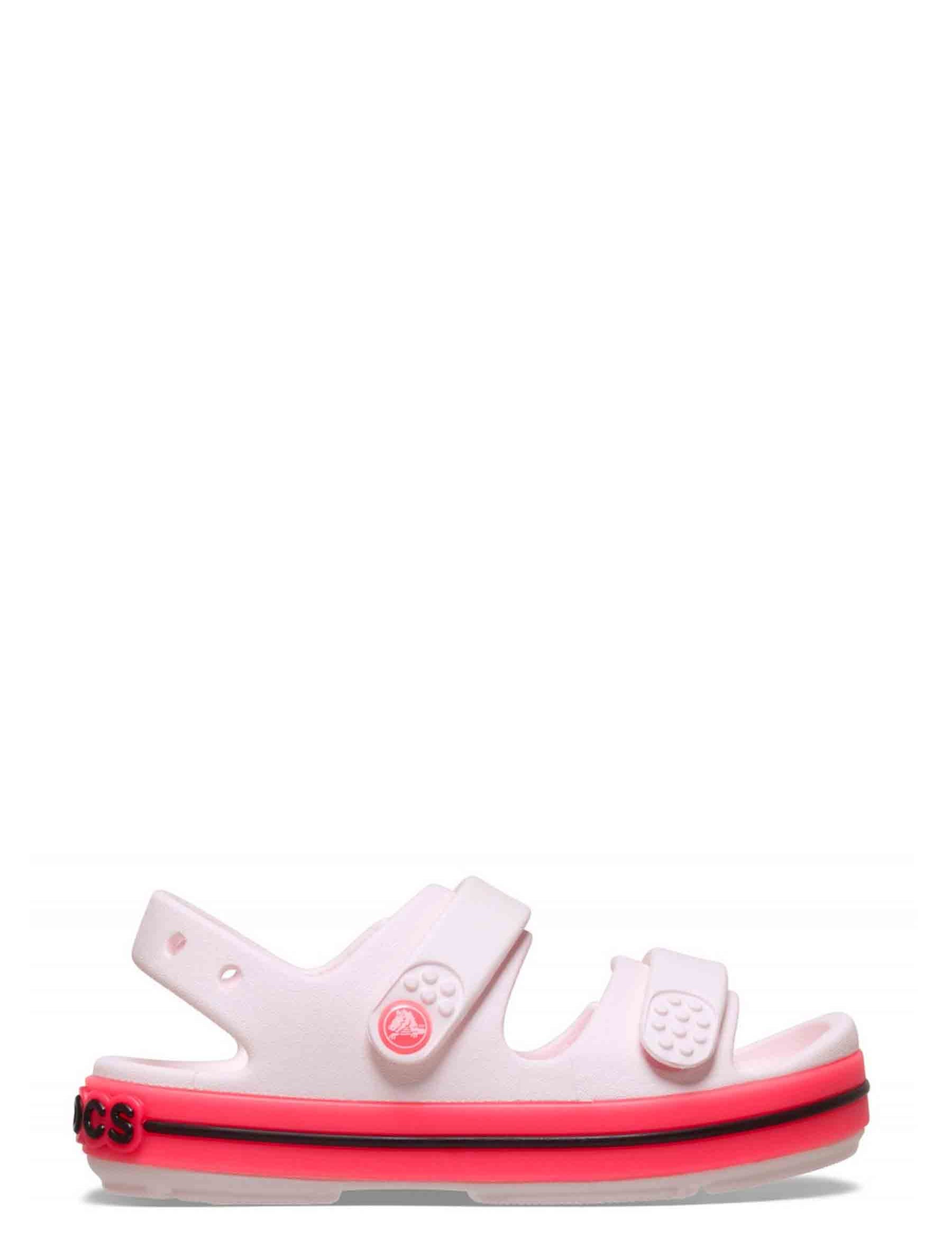 Sandali con strappi Rosa Crocs
