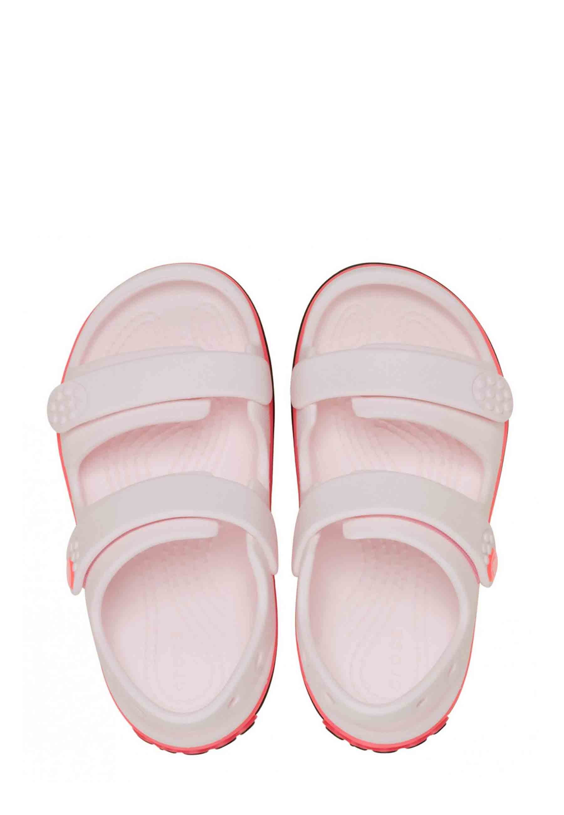 Sandali con strappi Rosa Crocs