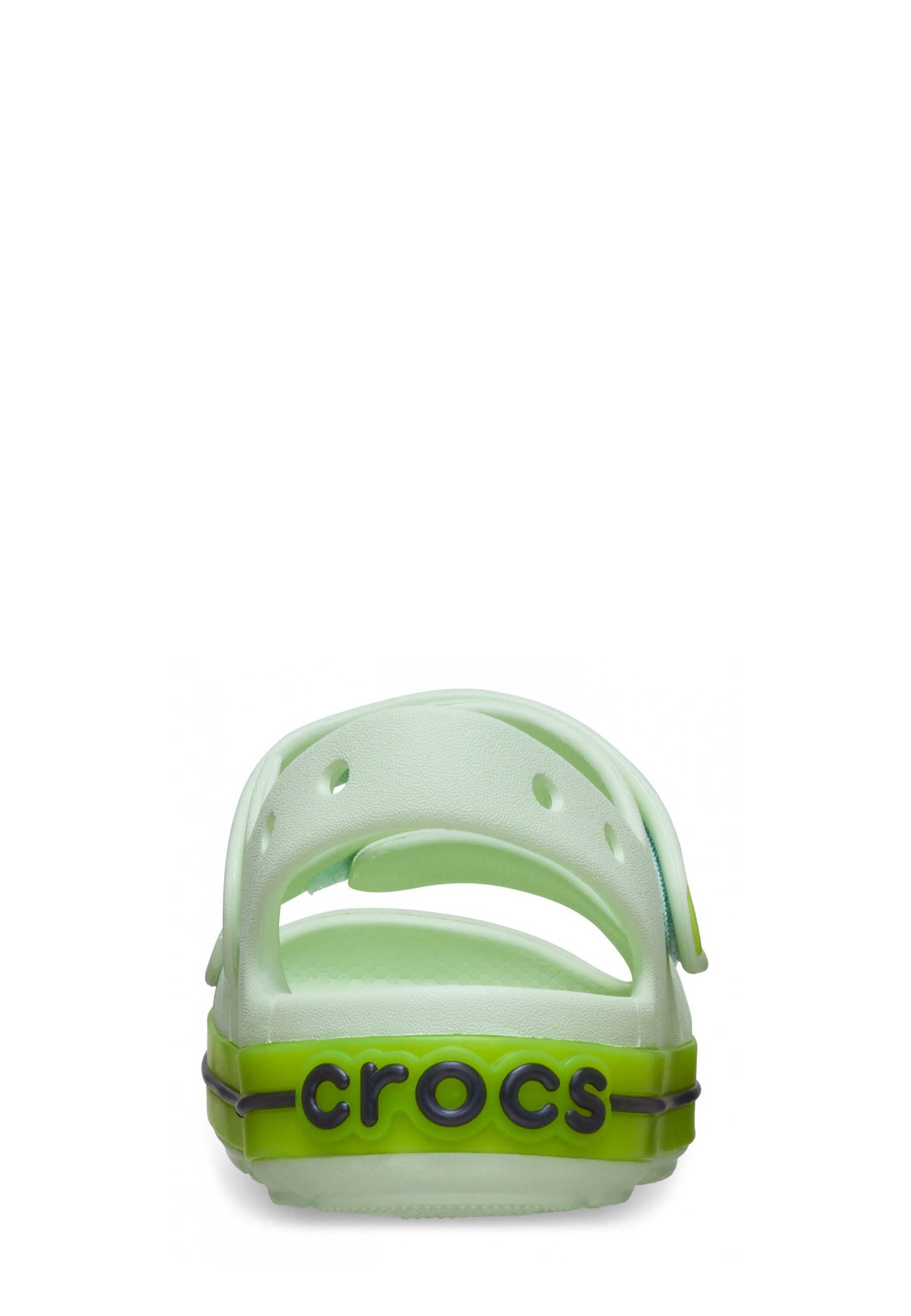 Sandali con strappi Verde Crocs