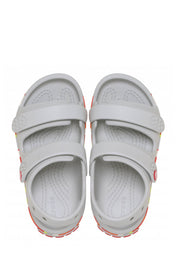 Sandali con strappi Grigio Crocs
