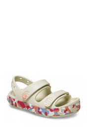 Sandali con strappi Beige Crocs