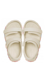 Sandali con strappi Beige Crocs