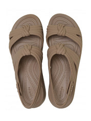 Sandali zeppa Marrone Crocs