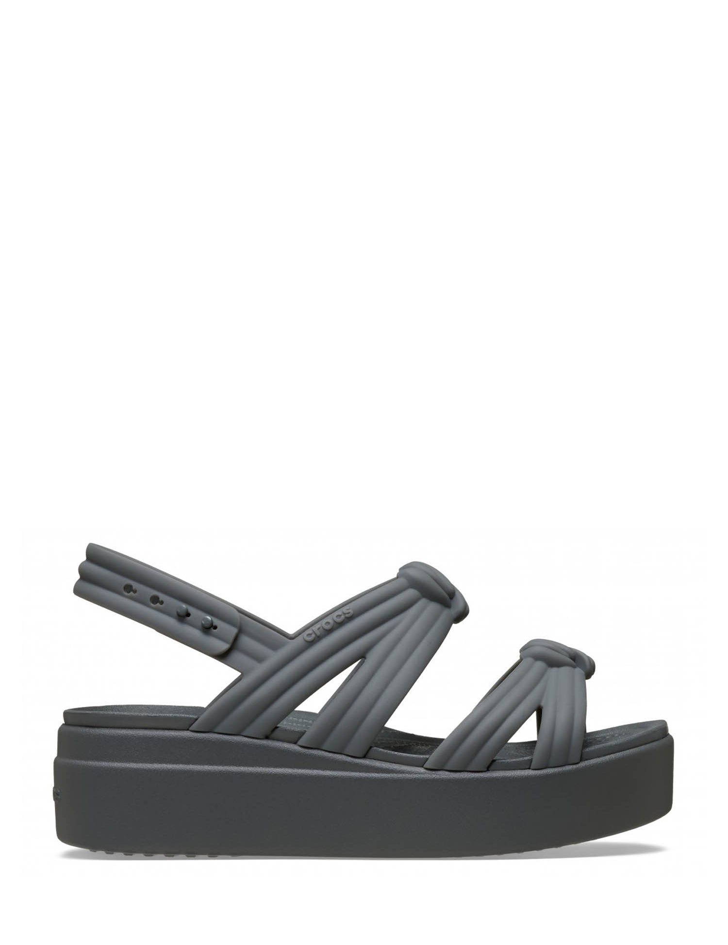 Sandali zeppa Grigio Crocs