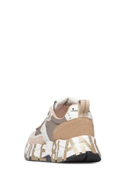 Sneakers Beige Voile Blanche