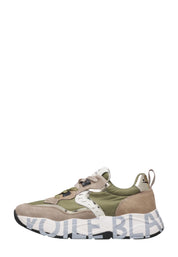 Sneakers Verde Voile Blanche