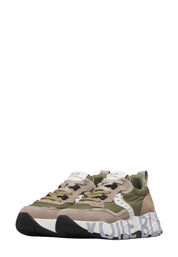 Sneakers Verde Voile Blanche