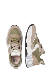 Sneakers Verde Voile Blanche