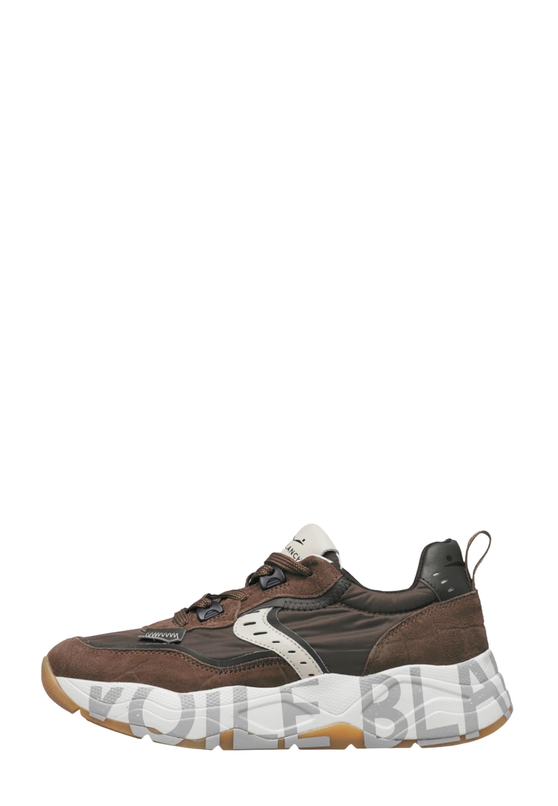 Sneakers Marrone Voile Blanche