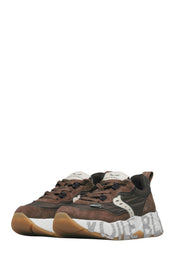 Sneakers Marrone Voile Blanche