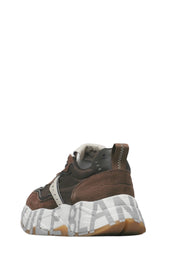Sneakers Marrone Voile Blanche