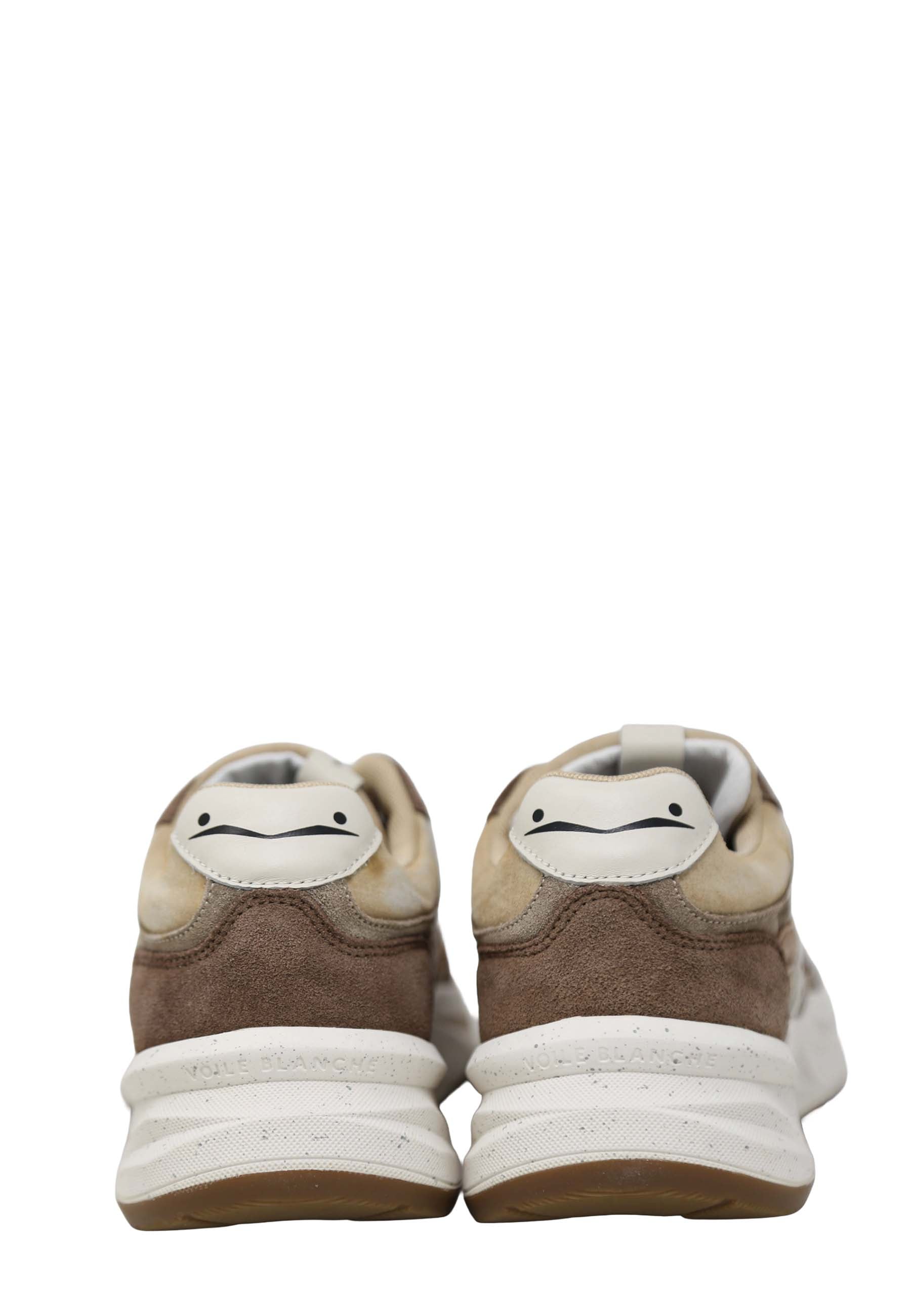 Sneakers Marrone Voile Blanche