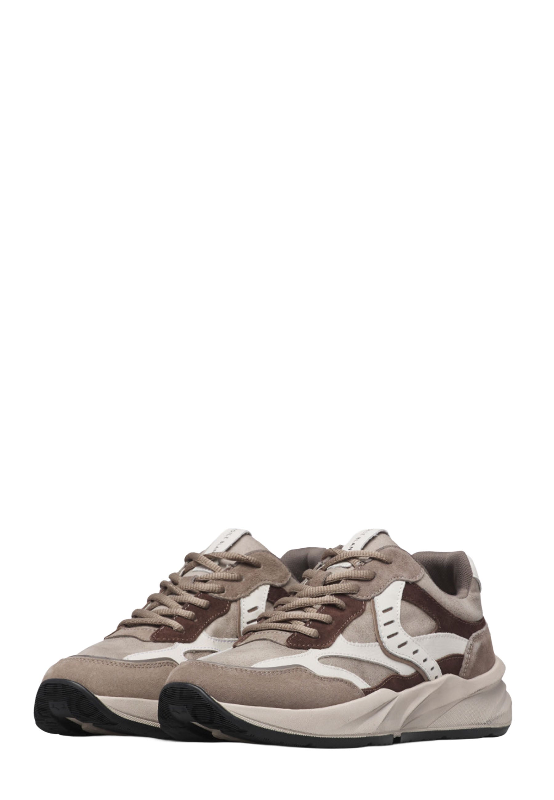 Sneakers Marrone Voile Blanche