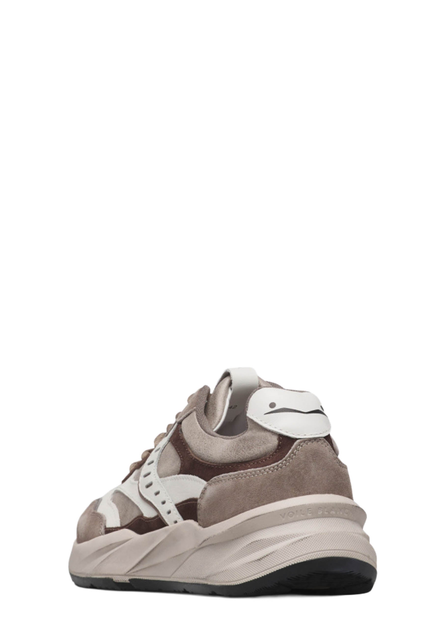 Sneakers Marrone Voile Blanche