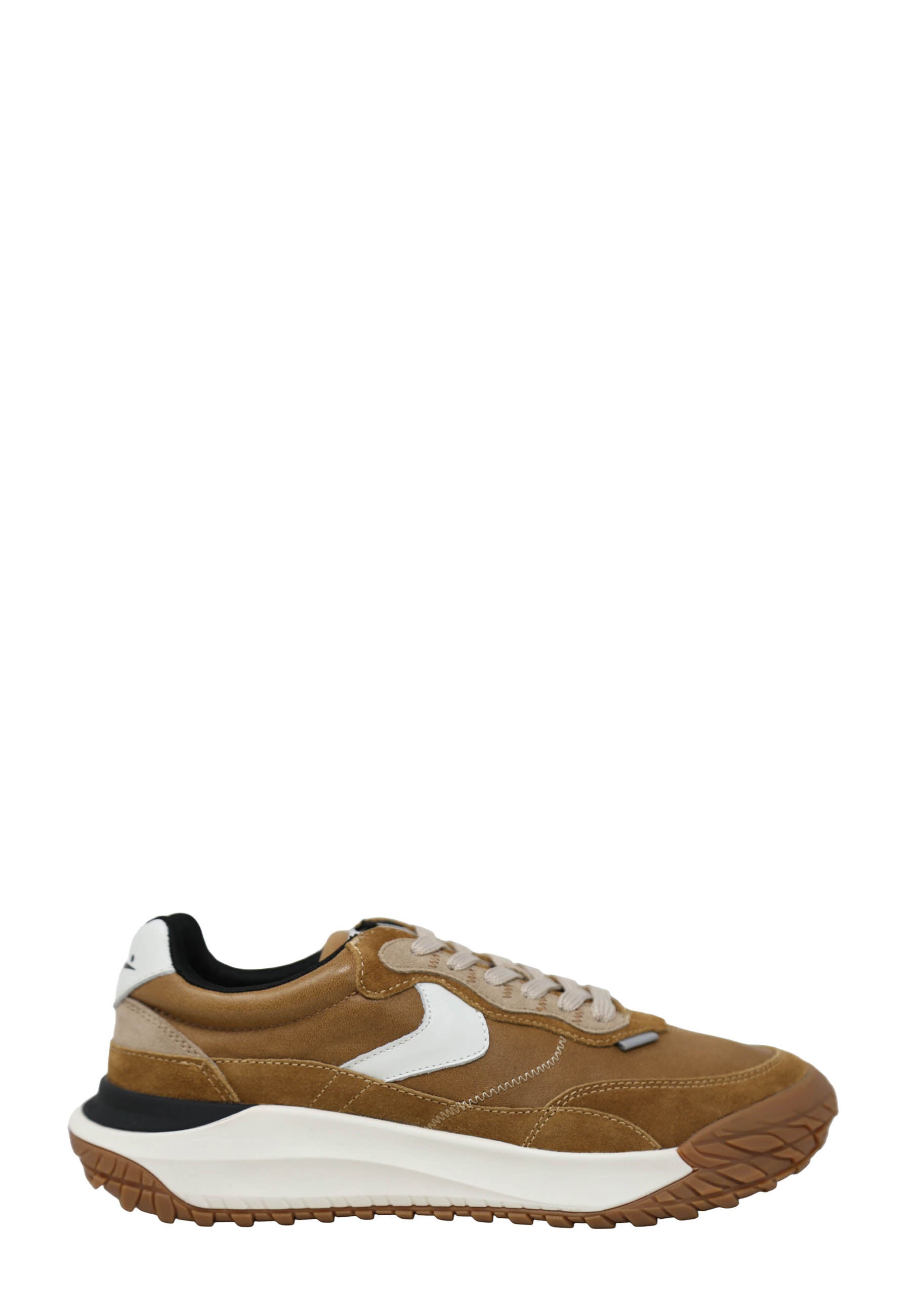 Sneakers Marrone Voile Blanche
