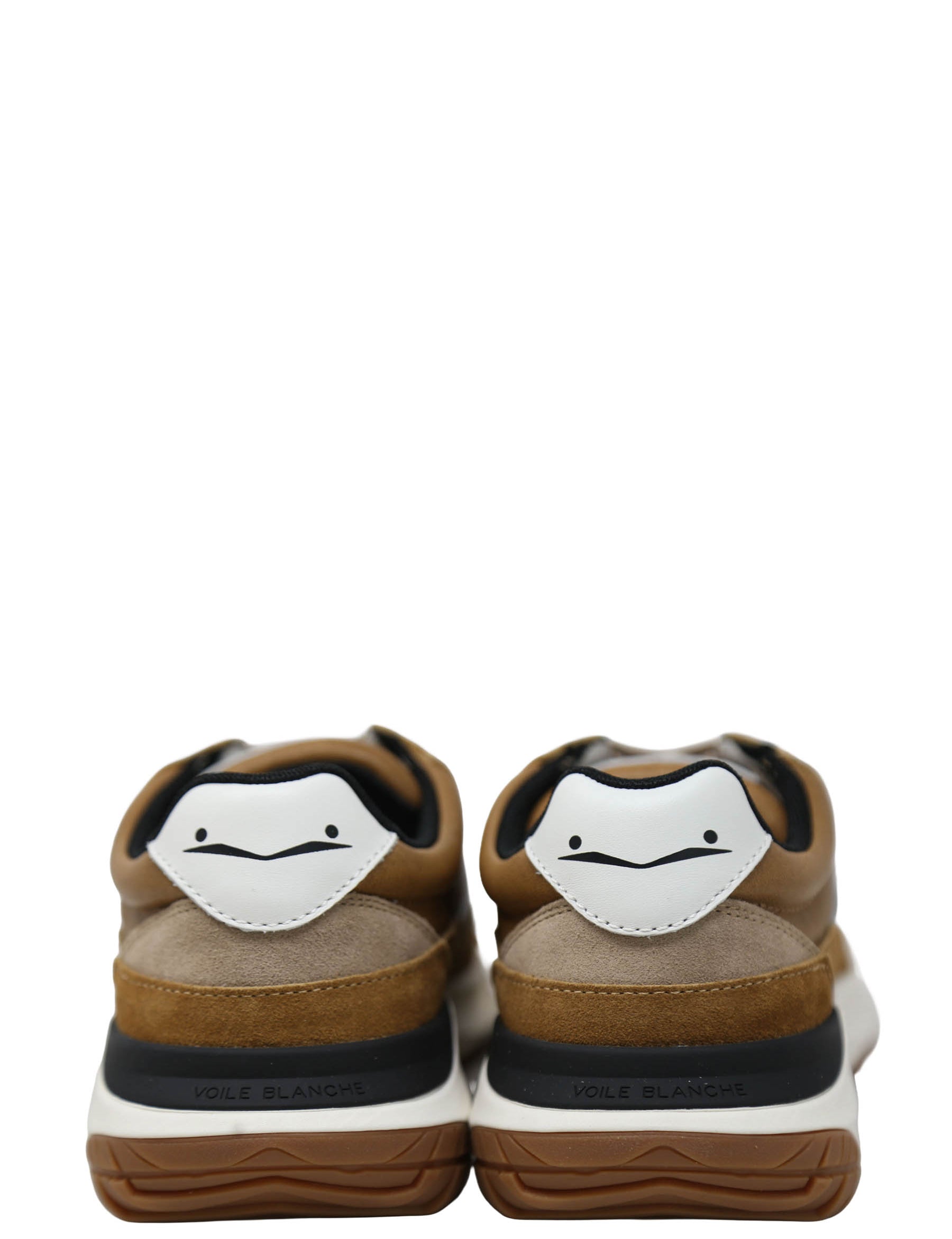 Sneakers Marrone Voile Blanche