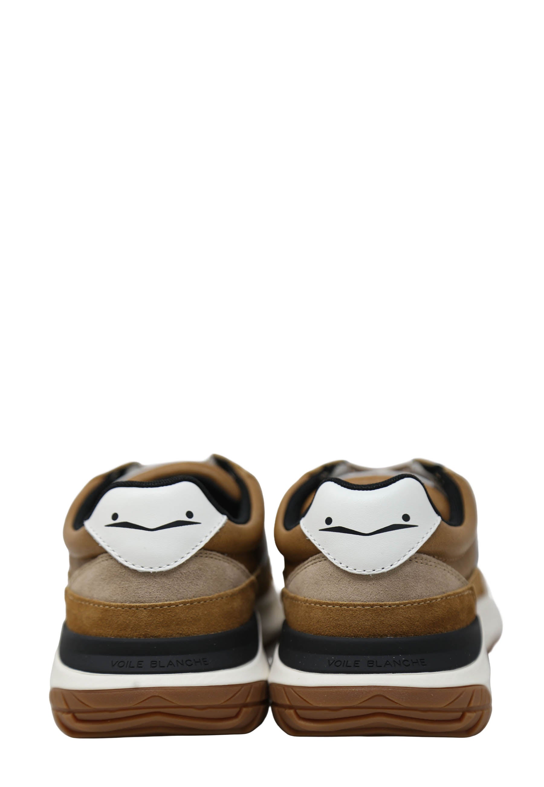 Sneakers Marrone Voile Blanche