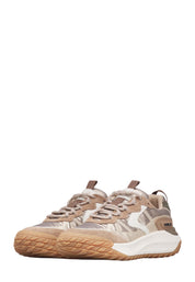 Sneakers Beige Voile Blanche