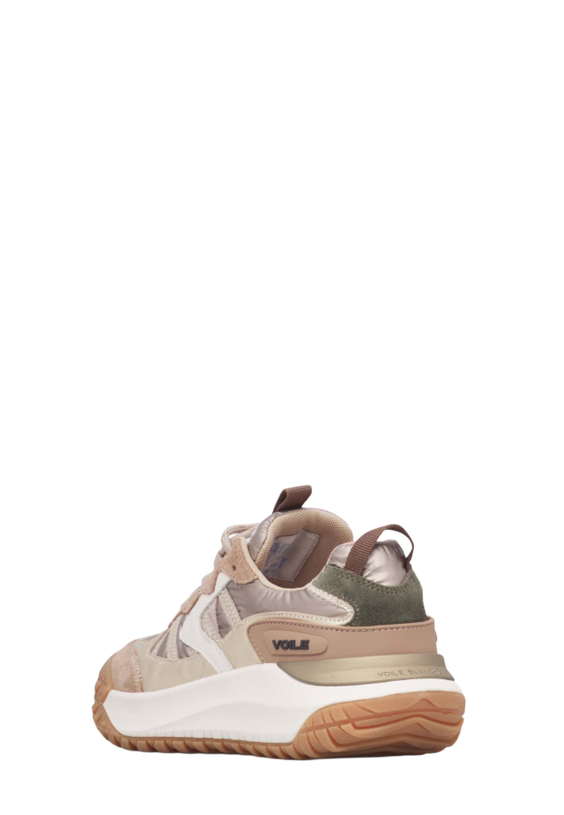 Sneakers Beige Voile Blanche