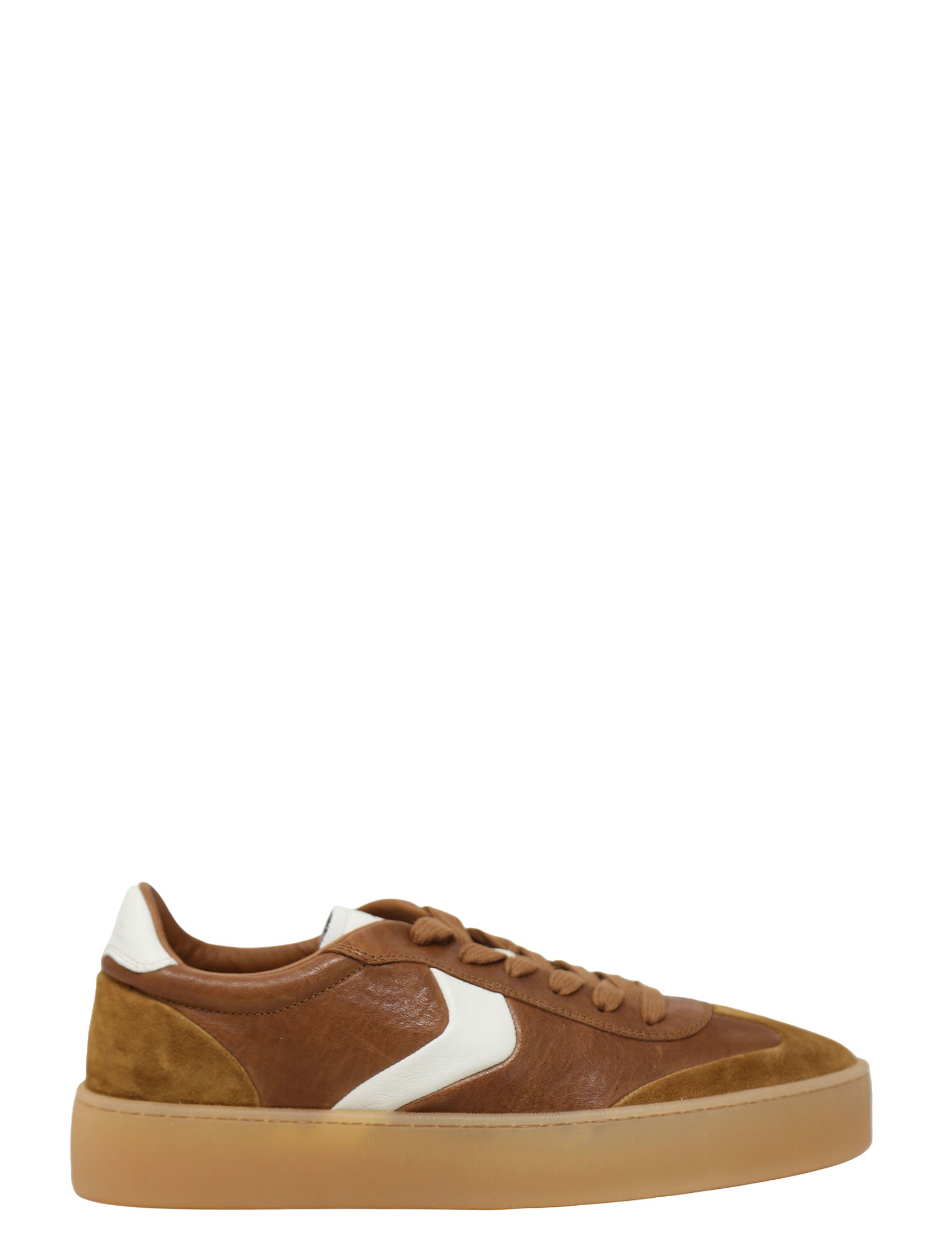 Sneakers Marrone Voile Blanche