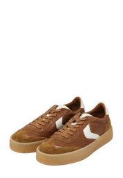 Sneakers Marrone Voile Blanche