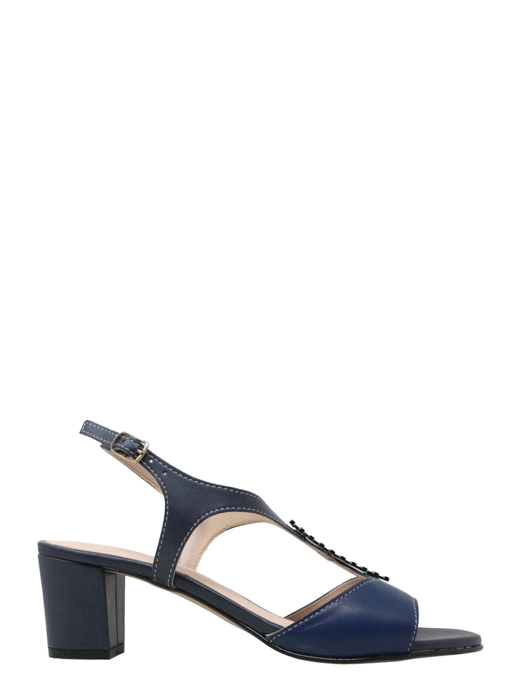 Sandali tacco Blu Melluso