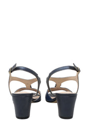 Sandali tacco Blu Melluso