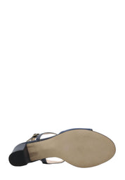 Sandali tacco Blu Melluso