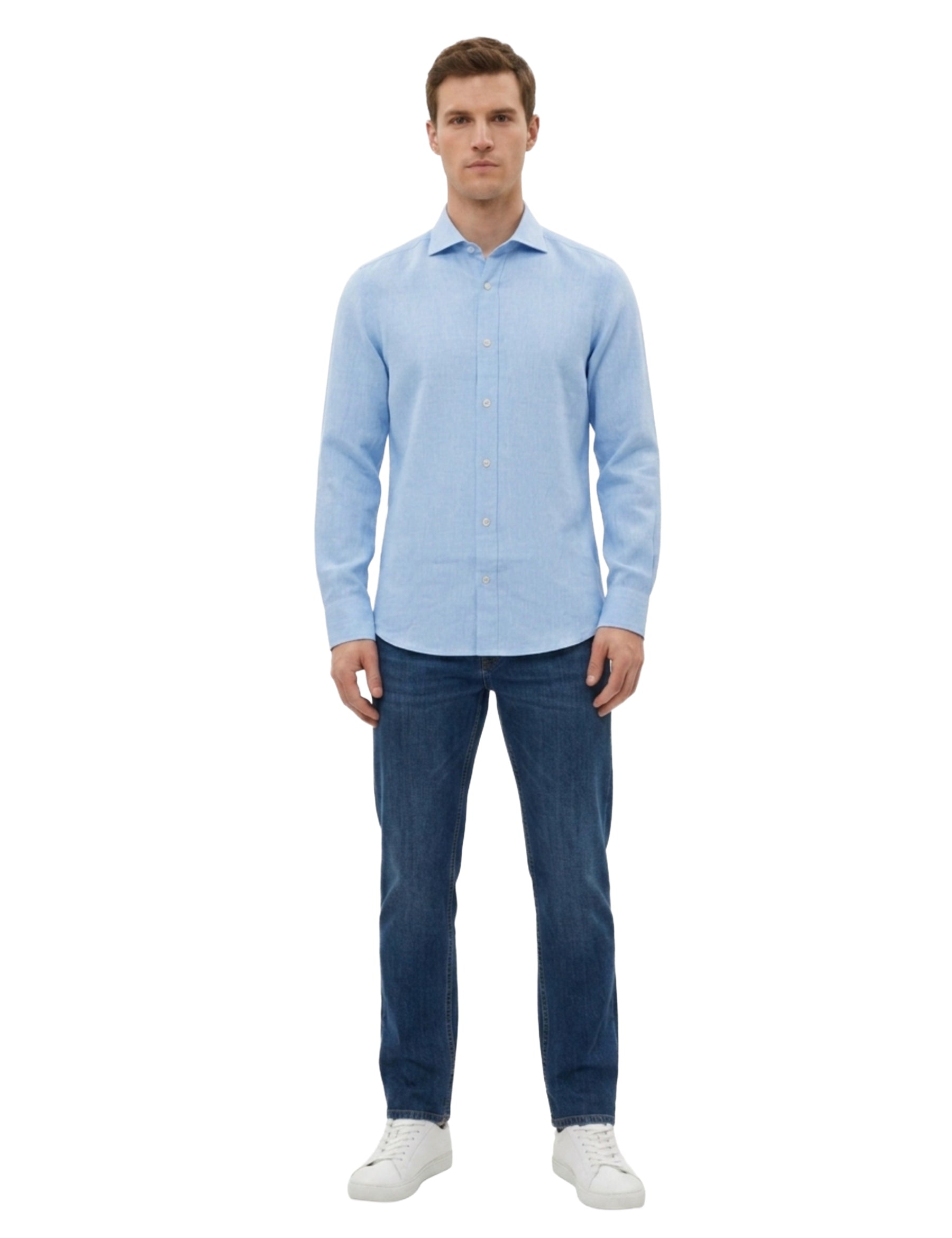 Camicie Celeste Borgoni Milano