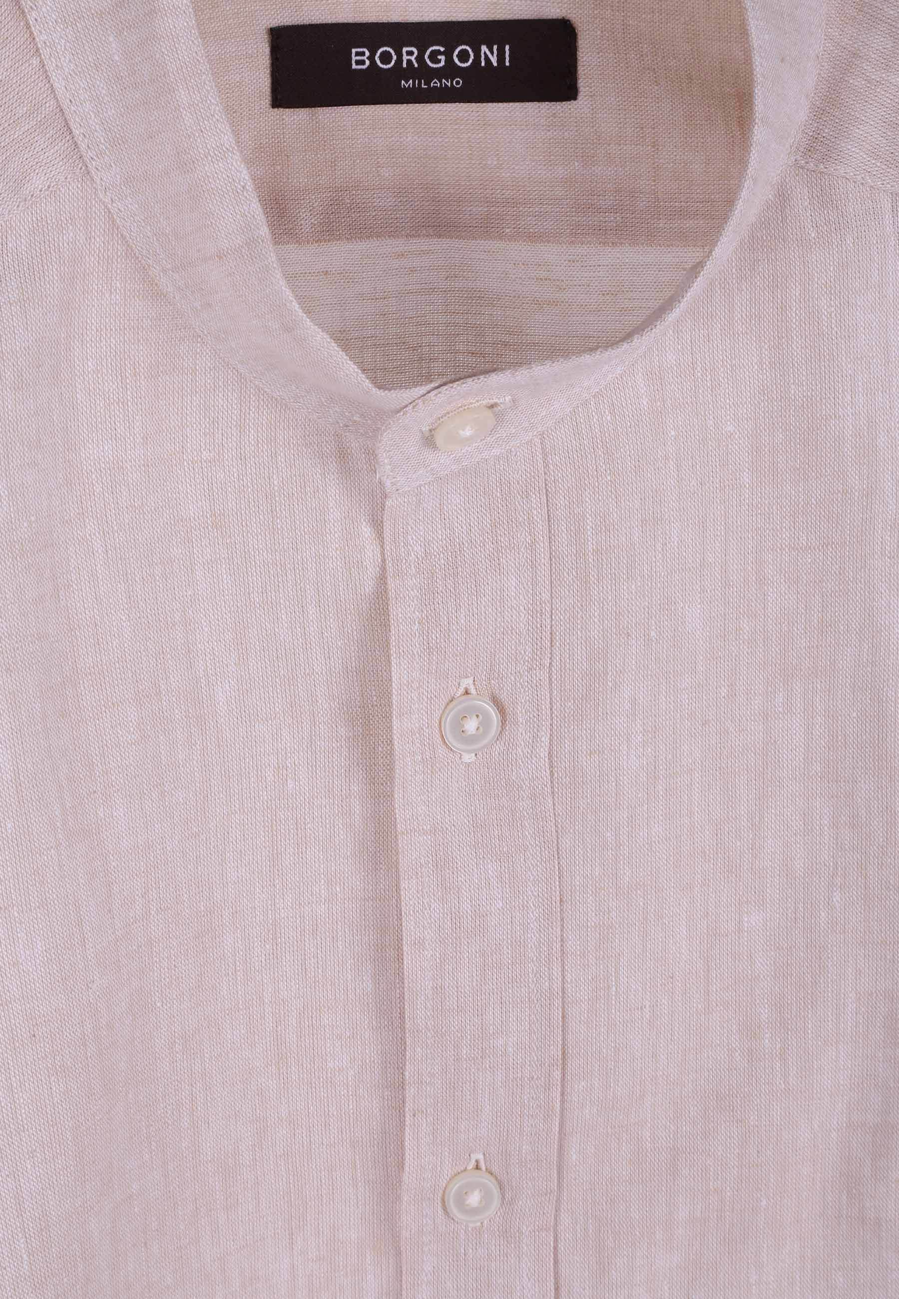 Camicie Beige Borgoni Milano